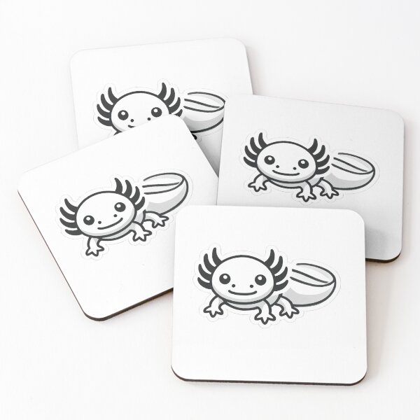Item preview, Minimalist Axolotl Modern and Cute for Amphibian Lovers designed and sold by Old Tree Store .