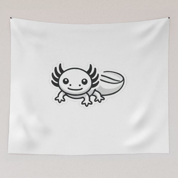 Item preview, Minimalist Axolotl Modern and Cute for Amphibian Lovers designed and sold by Old Tree Store .