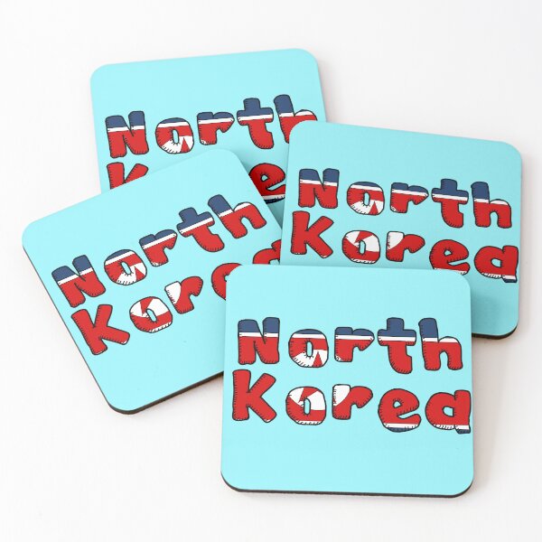 Item preview, North Korea Font with North Korean Flag designed and sold by Havocgirl.