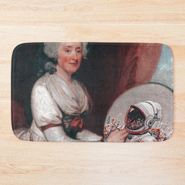 Item preview, Embroidered Astronaut Painting designed and sold by Dani Moffet.
