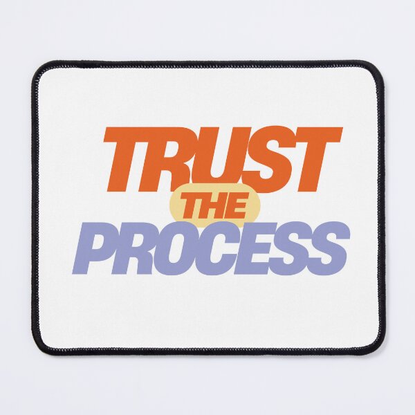 Item preview, Trust the Process Motivational Text Design for Mindset & Success designed and sold by VcArtShop.