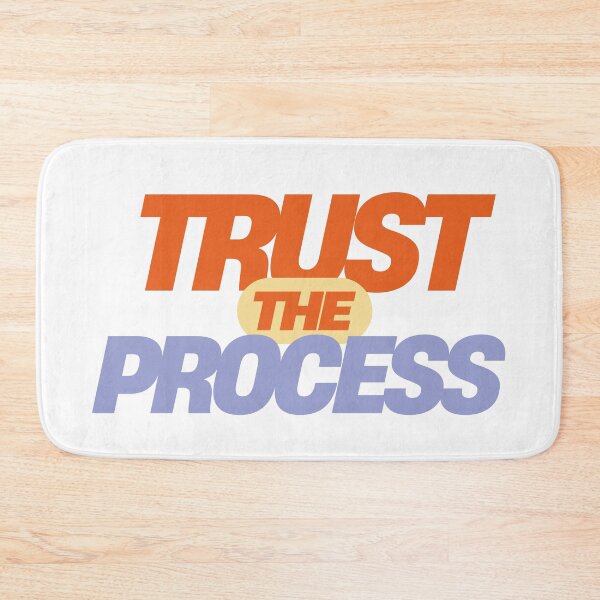 Item preview, Trust the Process Motivational Text Design for Mindset & Success designed and sold by VcArtShop.