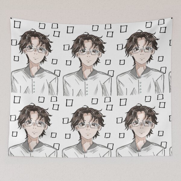 Item preview, School boy with glasses (Anime) designed and sold by MysticRacoon6.