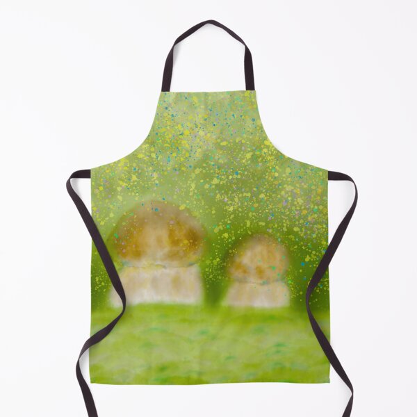 Item preview, Mushrooms at twilight in the peaceful woodland designed and sold by greenPQBstudio.