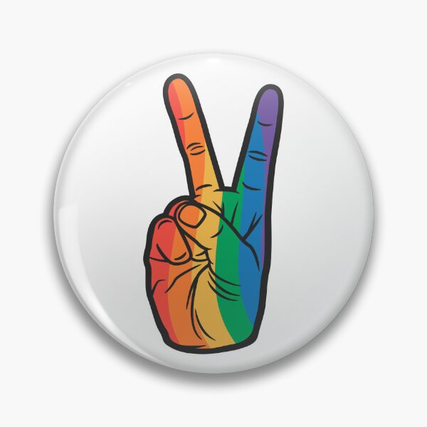 Item preview, Pride Peace Sign designed and sold by the-craft-shop.
