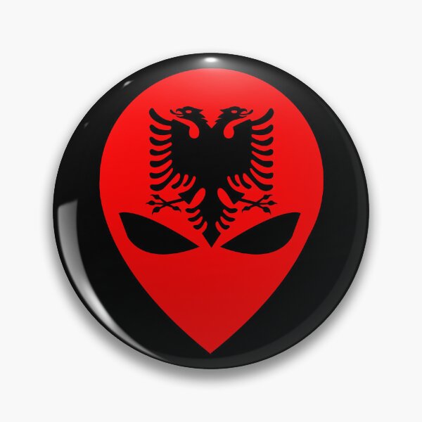 Artikelvorschau, Albanische Alien-Flagge entworfen und verkauft von wickedcartoons.