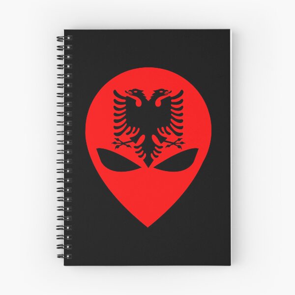 Item preview, Albanian Alien Flag designed and sold by wickedcartoons.