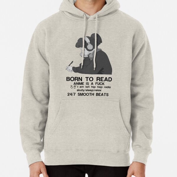 lo fi hip hop radio girl Pullover Hoodie
