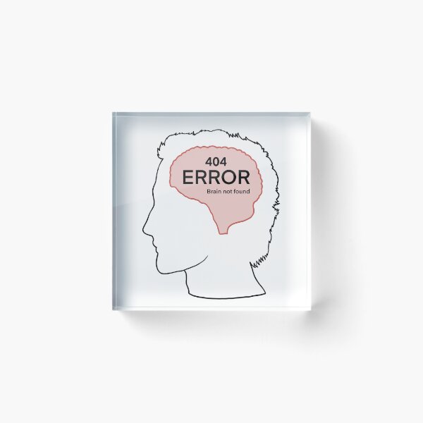 Item preview, 404 Error brain designed and sold by Dotstudio94.