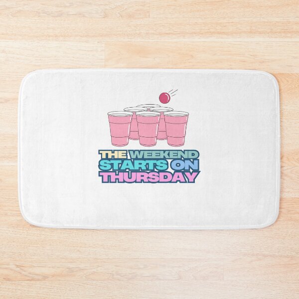 Item preview, The weekend starts on thursday college drinking designed and sold by RossDillon.
