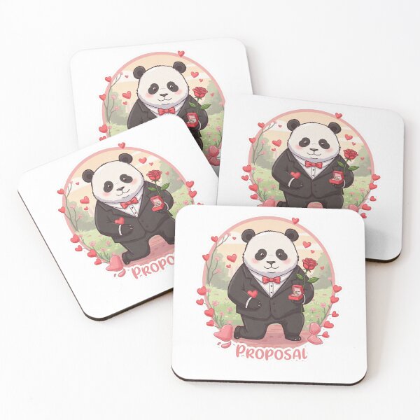 Item preview, Giant panda love praposal  designed and sold by Cool Trends.