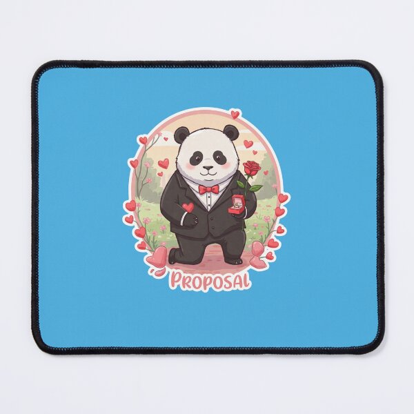 Item preview, Giant panda love praposal designed and sold by Cool Trends.