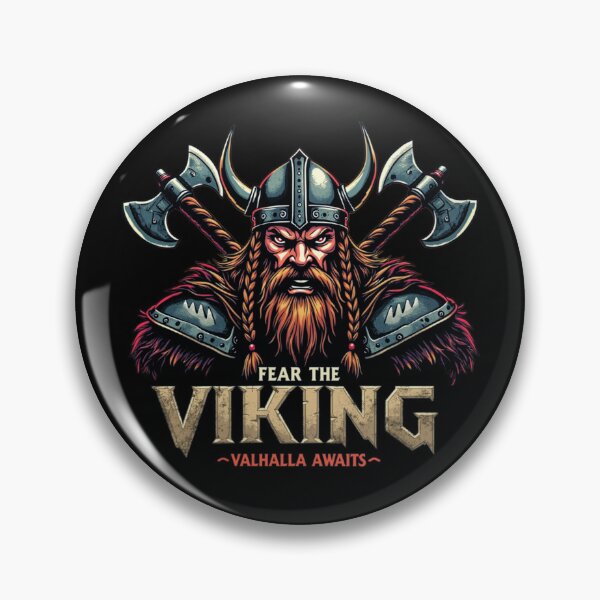 Item preview, Fear The Viking Nordic Warrior Valhalla Awaits designed and sold by Blok45.
