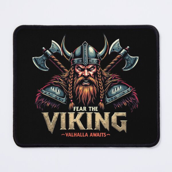 Item preview, Fear The Viking Nordic Warrior Valhalla Awaits designed and sold by Blok45.