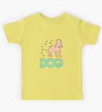 Dog poodle funny. Kids Tee