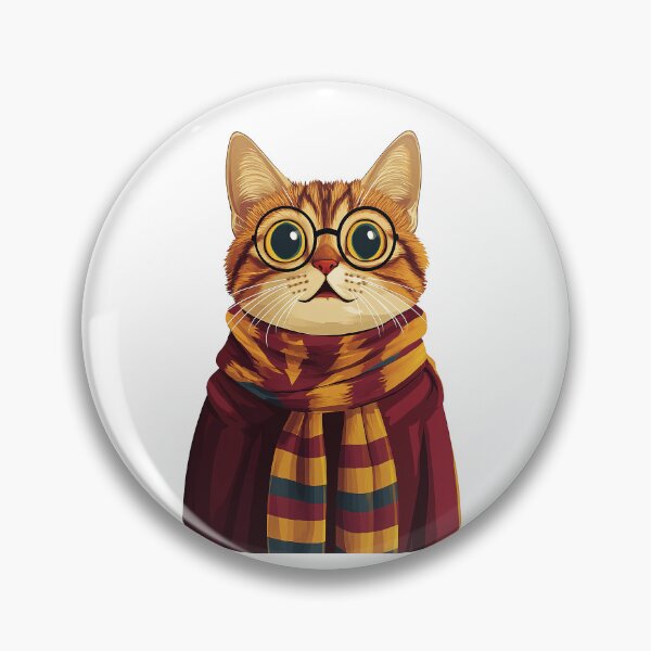 Item preview, Potter Cartoon Wizard Magic Fantasy, magical cat designed and sold by Innamalinka.