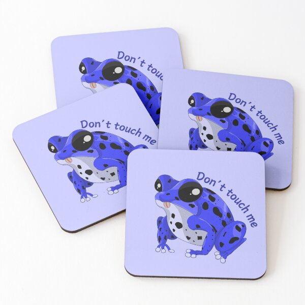 Item preview, Don’t touch me poison dart frog designed and sold by kylie-kd.