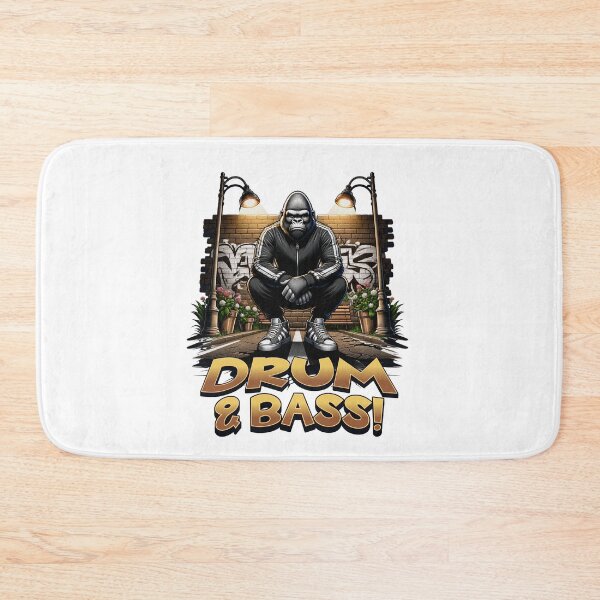 Item preview, DRUM AND BASS  - Tracksuit Ape (dark) designed and sold by Discothreadz.