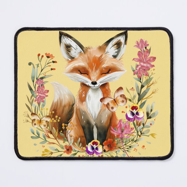 Item preview, The Fox Enjoys A Moment Among The Flowers designed and sold by hurmerinta.