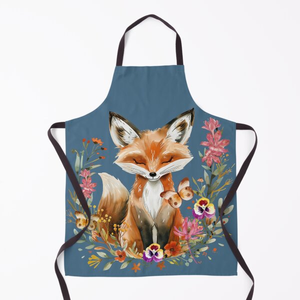 Item preview, The Fox Enjoys A Moment Among The Flowers designed and sold by hurmerinta.