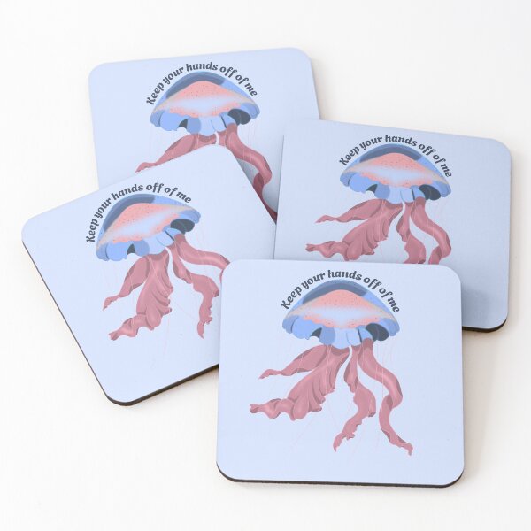 Item preview, Keep your hands off of me jellyfish designed and sold by kylie-kd.
