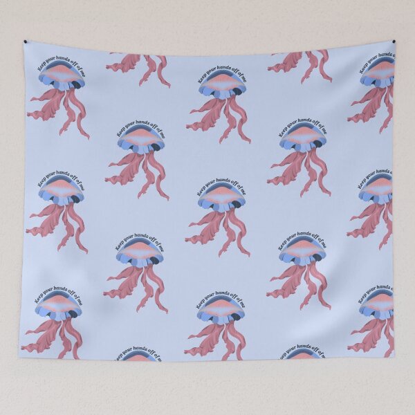 Item preview, Keep your hands off of me jellyfish designed and sold by kylie-kd.