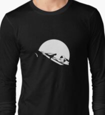 Starman In Space Tesla Roadster Langarmshirt