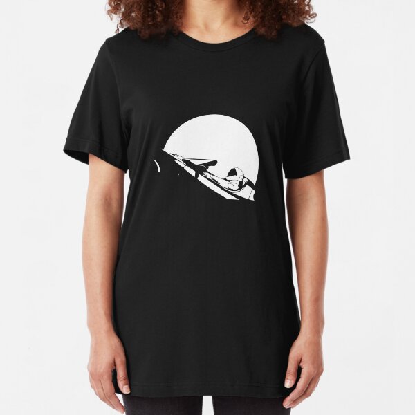 Starman In Space Tesla Roadster Slim Fit T-Shirt