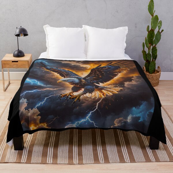 Item preview, Bold Eagle Facing Lightnings Grand Beginning designed and sold by tobyheward.
