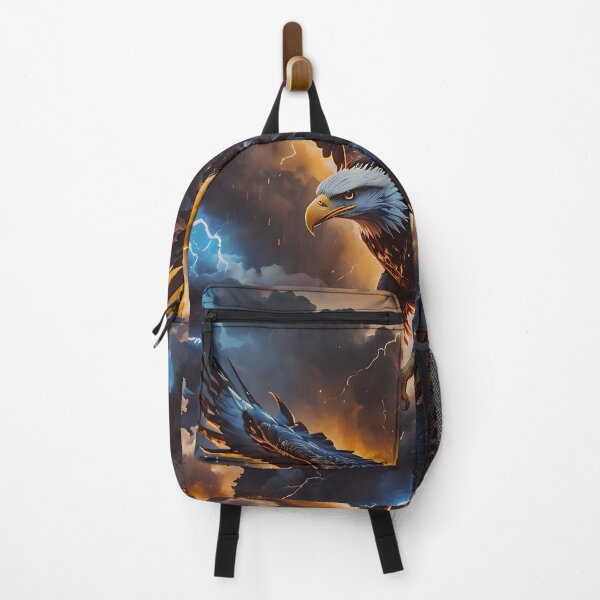Item preview, Bold Eagle Facing Lightnings Grand Beginning designed and sold by tobyheward.