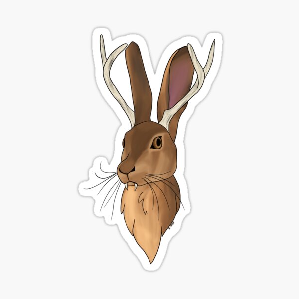 Item preview, Jackalope designed and sold by Cryptid Craftworks.