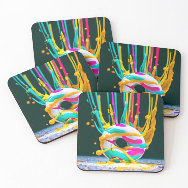 Item preview, Splash of Sweetness – Donuts in Color designed and sold by After De Moment.
