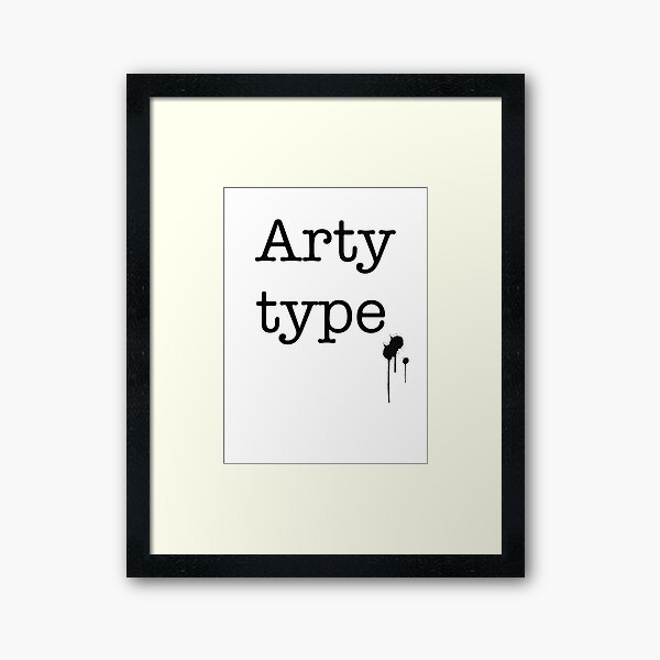 Item preview, Arty type designed and sold by Joyride Art and Design UK.