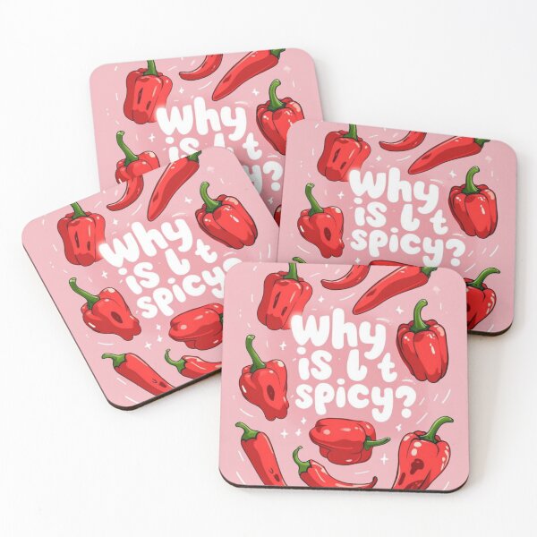 Item preview, Why Is It Spicy? Funny Meme Design designed and sold by luckygirlera-.