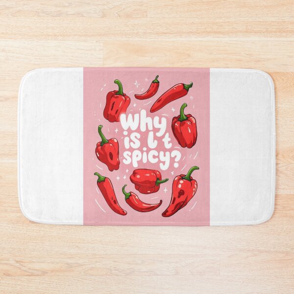 Item preview, Why Is It Spicy? Funny Meme Design designed and sold by luckygirlera-.