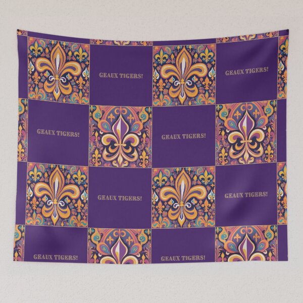 Item preview, Psychedelic Fleur de lis designed and sold by elizabethdancer.