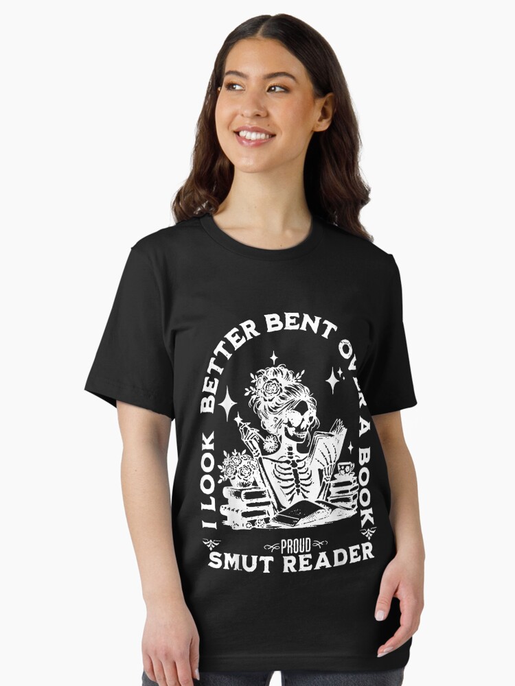 Thumbnail 1 of 7, Essential T-Shirt, I look Better Bent Over A Book Smut Reader T-Shirt - Funny I look Better Bent Over A Book Tee designed and sold by Iruhanishida38.