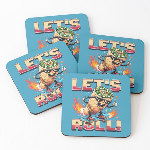 Item preview, LET’S ROLL! Fiery Burrito Shreds with Confidence designed and sold by SplashTastic.