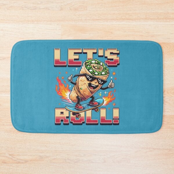 Item preview, LET’S ROLL! Fiery Burrito Shreds with Confidence designed and sold by SplashTastic.