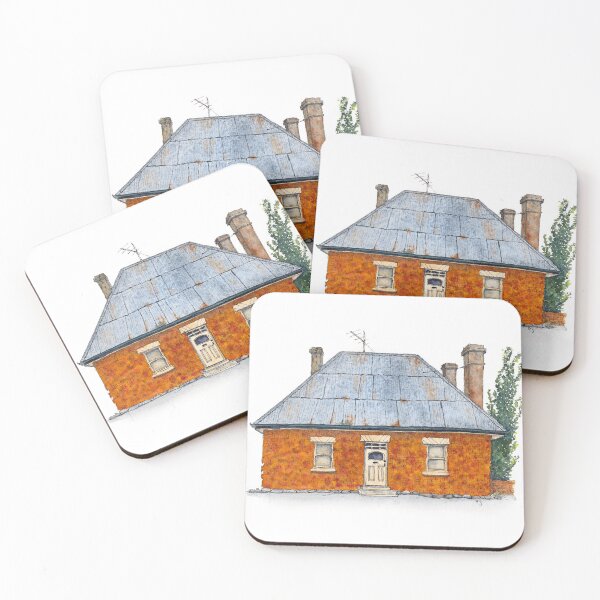 Item preview, Red Brick House, Oatlands, Tasmania designed and sold by PJ Paintings.