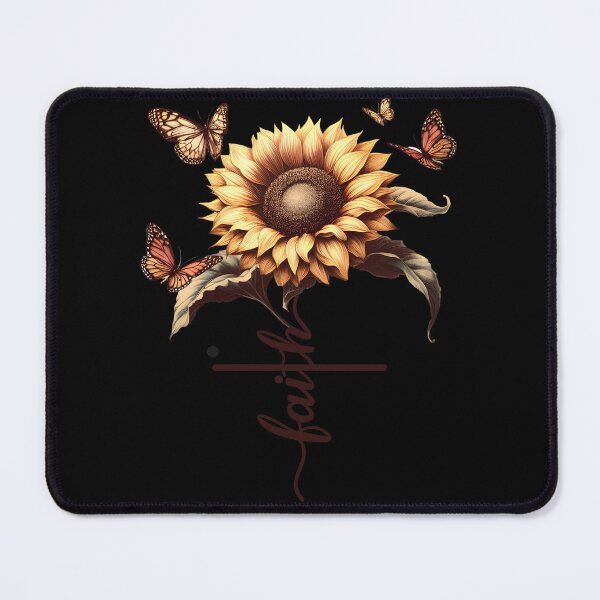 Item preview, Faith Sunflower Butterfly designed and sold by Kimberley King Art King Art.