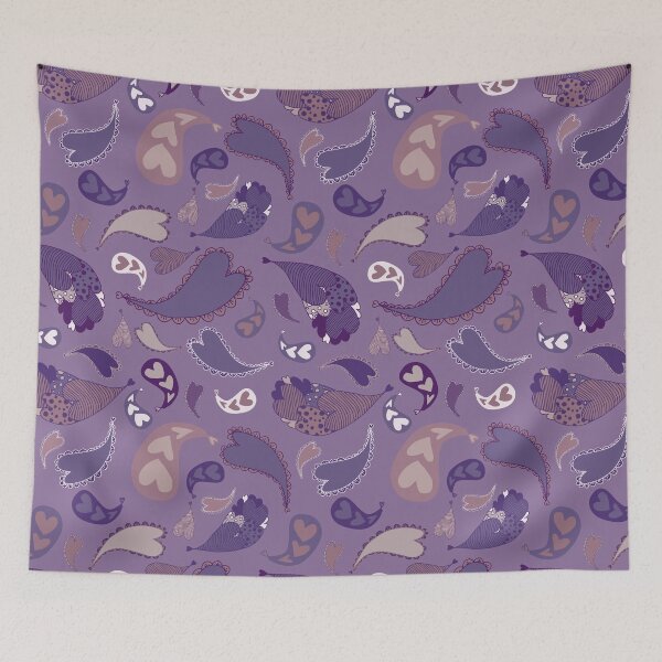 Item preview, Purple Paisley Passion designed and sold by VisualisedDesignsNZ.