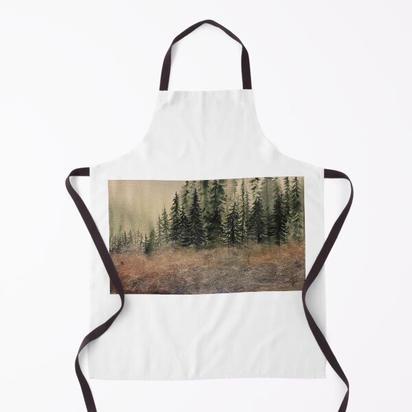 Item preview, Misty Trees and Rocks designed and sold by Lisa Neuman Watercolors.