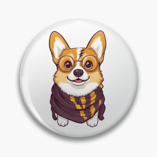 Item preview, Potter Cartoon Wizard Magic Fantasy, magical  corgi designed and sold by Innamalinka.