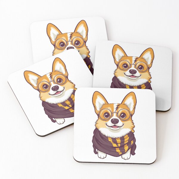Item preview, Potter Cartoon Wizard Magic Fantasy, magical  corgi designed and sold by Innamalinka.