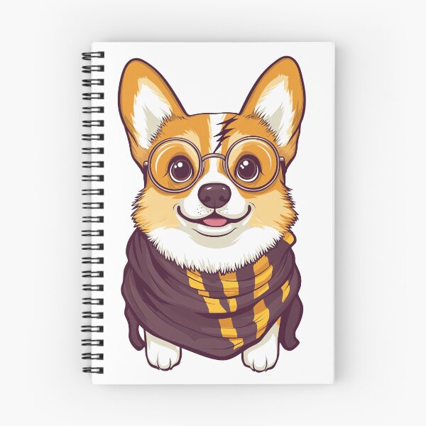 Item preview, Potter Cartoon Wizard Magic Fantasy, magical  corgi designed and sold by Innamalinka.