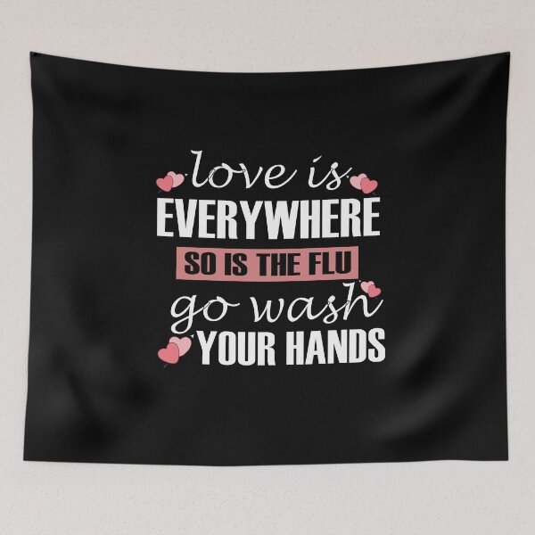 Item preview, Love & Germs Are in the Air – Stay Safe! designed and sold by Suldaanstyle.