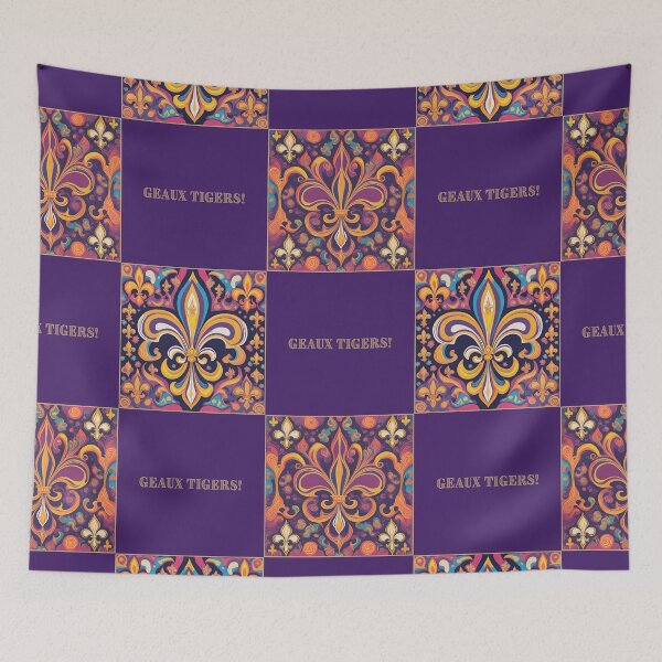 Item preview, Groovy Fleur de lis.... designed and sold by elizabethdancer.