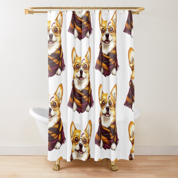 Item preview, Potter Cartoon Wizard Magic Fantasy, magical  corgi designed and sold by Innamalinka.