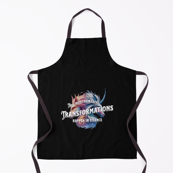 Item preview, The most powerful transformations happen in silence - funny saying designed and sold by Pflugart.
